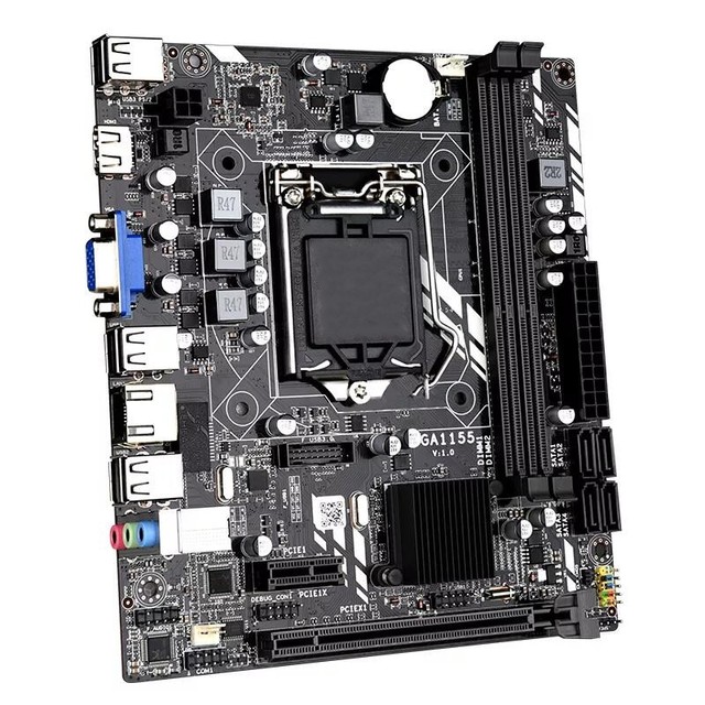 High Quality PC Mainboard DDR3 LGA 1155 Motherboard H61 Motherboard Work Perfectly