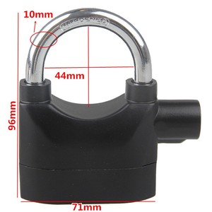 <span class=keywords><strong>Alarm</strong></span> gembok sepeda, keselamatan tinggi <span class=keywords><strong>Alarm</strong></span> kunci bantalan untuk keselamatan sepeda motor - Product Image 2