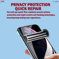 Nouveaux matériaux universels 2.5D HD haute clarté anti-espion anti-statique souple EPU hydrogel protection d'écran ultra-mince