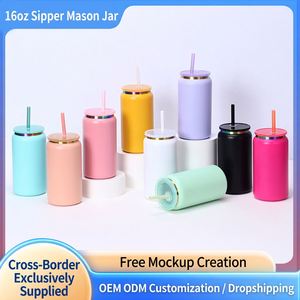 Gold-plated 304 Stainless Steel Insulated <b>Gift</b> Cup 16oz Plastic-coated <b>Large</b>-capacity Straw Car Cup Customizable Cross-border - Product Image 6