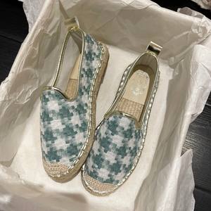 Espadrille personnalisée <span class=keywords><strong>Femme</strong></span> Designer Chaussures plates pour dames Sandale d'été pour femmes pantoufles <span class=keywords><strong>Espadrilles</strong></span> à enfiler pour femmes - Product Image 2