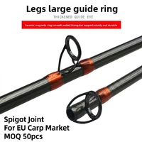 Canne à pêche à la carpe européenne de 4,2 m en gros |   Raccord à tige en carbone à 3 sections |   Action d'ancrage de type dur |   Personnalisation OEM |   Quantité minimum de commande : 50 pièces