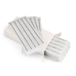 Muestra Gratuita, Venta Especial, 50 Piezas/Caja, <span class=keywords><strong>Agujas</strong></span> de Tatuaje Desechables Esterilizadas <span class=keywords><strong>Magnum</strong></span> <span class=keywords><strong>M1</strong></span> de Acero Inoxidable 304, Seguras para la Piel, 0.25-0.40mm - Product Image 1