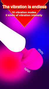 Nuovo Massaggiatore per Adulti, Stimolatore Punto G con Vibrazione, Bacchetta AV in Silicone con Luci Colorate, Giocattolo Sessuale per Adulti - Product Image 5