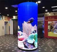 Vente flash - Modules LED numériques flexibles intelligents, modules souples incurvés pleine couleur, panneaux d'écran vidéo pliables