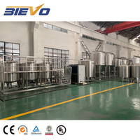 Équipement Commercial de Brassage de Bière : Système de Fermentation avec Cuve de Mouture 5000L en Acier Inoxydable, Pompe et Contrôle PLC