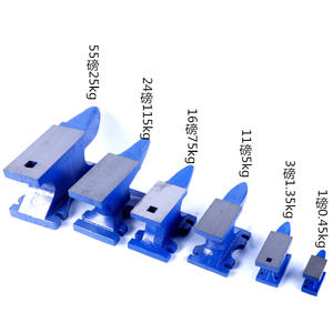Cast Iron Anvil Blockhead <b>Workbench</b> with Iron Plate 0.5kg-200kg Bench Vise Hardware Tools <b>Metal</b> Forging Machinery - Product Image 1