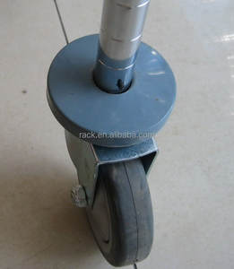 รถเข็นลวด3ชั้นเคลื่อนย้ายได้มีล้อโลหะโครเมี่ยม - Product Image 6