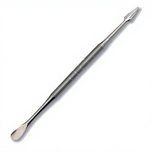 ASAP Professional Eco-Friendly Stainless Steel Dual-End Double Head Cuticle Pusher Remover Disposable Nail Care <b>Tool</b> for Clean - Product Image 1
