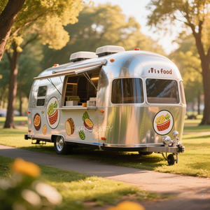 Chariot mobile à pizza rétro personnalisé en Chine 2025, remorque, chariot de nourriture entièrement équipé personnalisé aux États-Unis - Product Image 1