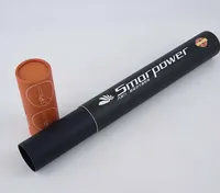 Emballage en gros de cylindres en papier kraft en cuir de vachette pour tapis de yoga, boîte tube ronde en papier, carton cylindrique personnalisé, boîte en carton