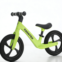 HAOAYOU PS-08 Vélo d'équilibre et trottinette 2-en-1 pour enfants, vélo sans pédales avec cadre en nylon, pneus en polyuréthane, pneus de 12 pouces pour 2-7 ans