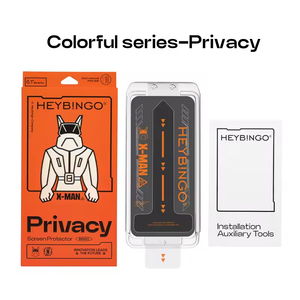 Bong Bóng Miễn Phí Chống Gián Điệp Bảo Vệ Màn Hình Riêng Tư Cho Iphone 17 Pro Max 16 15 14 13 Pro Cộng Với Di Động Điện Thoại Di Động Màn Hình Bảo Vệ - Product Image 2