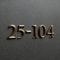 Numéros de maison 3D en relief en laiton massif et plaque d'aluminium – Chiffres d'adresse modernes flottants pour villa