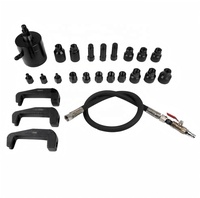 Kit d'outils de démontage et d'extraction d'injecteurs de carburant pneumatiques en acier au carbone pour réparation automobile diesel/essence, usage universel