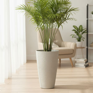 Maceta Leizisure Jepson Retro Creativa de Resina de Magnesio, Personalizada, con Diseño de Hoja de Tigre, Grande, con Autorriego - Product Image 5