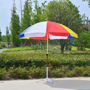 Sombrilla Plegable Multicolor para Patio, Playa y Exteriores, Ajustable para Mesas de 120cm y 130cm - Product Image 3