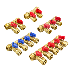 TUBOMART Bộ Ghép Đồng Thau Giá Xuất Xưởng OEM Nhà Phân Phối Van Đồng Bộ Thu Gom Có Van 2 Cách Đến 12 Cách Dụng Cụ <span class=keywords><strong>Pex</strong></span> - Product Image 5