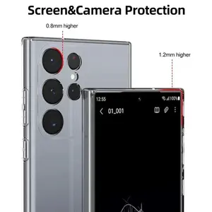 Funda de teléfono transparente de silicona suave para A53 A13 A52 A12 A54 A16 A55 A52S S25 S24 S22 S21 S23 Ultra S20 FE <span class=keywords><strong>Galaxy</strong></span> <span class=keywords><strong>Note</strong></span> <span class=keywords><strong>20Ultra</strong></span> - Product Image 2