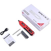 Tournevis sans fil 3,6 V avec fonction électrique et manuelle, kit d'outils de réparation rechargeable, jeu de tournevis pour la réparation de téléphones portables