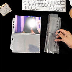 A5 photocard chất kết dính bên trong 6 vòng, rõ ràng K-POP Hàn Quốc Pop photocard chủ cuốn sách chất kết dính, thẻ ảnh Album - Product Image 2