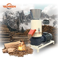 Offre Spéciale 600-800 kg/h filière plate sciure de bois paille carburant moteur granulés de bois faisant la machine pour les pelets de feu