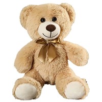 Grosir boneka beruang Teddy tujuh warna dengan pita sutra, mainan boneka beruang Teddy mewah lucu hadiah anak