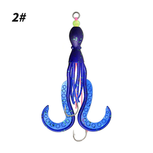 WEI Bionic طعوم ناعمة 13 ٤١/٩ تنورات حبار الصيد تساعد على إغراء TPE الاصطناعي الناعم - Product Image 6