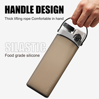 Opvouwbare siliconen draagbare lekvrije waterfles Sport Outdoor waterfles voor kamperen Drinken Opvouwbare waterfles