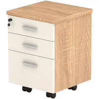 Meuble de rangement de bureau écologique à 3 tiroirs, en bois durable, avec tiroirs de classement sur pieds, vente directe usine