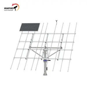 Huayue solar tracker- 10KW HYS-15PV-210-LSD Premium Quality Dual-Axis Solar Tracking System Solar Tracker