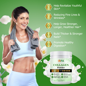 OEM ODM Collagen Powder with Multi Collagen Proprietary Blend <b>Protein</b> Redcing Fine Lines Wrinkles Build Thicker Stronger Nails - Product Image 5