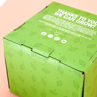 Boîte d'expédition en carton ondulé recyclable personnalisée pour l'e-commerce, vêtements, chaussures, cosmétiques et accessoires