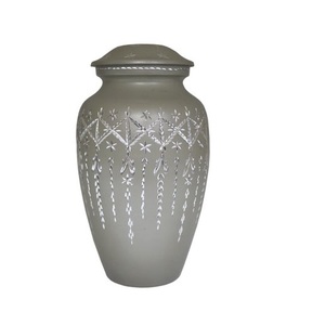 Rabeh Elegant American Style Large Maroon Brass Cremation Urn High Quality Secure <b>Keepsake</b> <b>for</b> Adult <b>Ashes</b> Funeral Memorial - Product Image 3