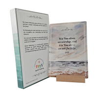 Carte d'affirmation islamique A5, carte de foi inspirante musulmane pour la motivation quotidienne