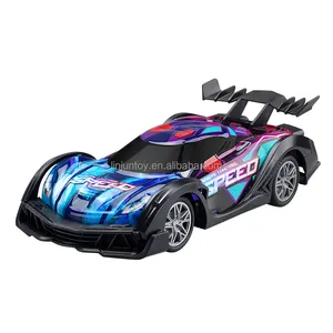 Cross-border explosion of colorful racing model remote control car children's electric remote control toy car wholesale