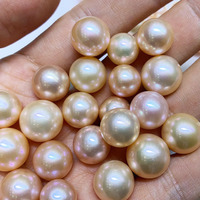 Offre Spéciale Edison lâche rond 12mm-15mm perles d'eau douce naturelles blanc/rose/violet couleurs différentes tailles