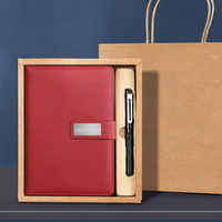 Coffret Cadeau Agenda Organisateur en Cuir Personnalisé A5 2022