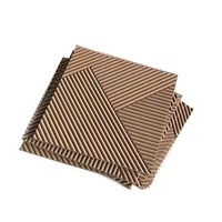 Panneaux muraux décoratifs en bois sculpté, revêtement texturé, panneaux en MDF rainurés 3D pour murs