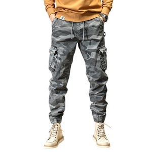 High Quality, <strong>Men's</strong> Casual Camouflage Cargo Pants Multi-Pocket Streetwear Trousers <strong>Loose</strong> <strong>Fit</strong> Fashion <strong>Joggers</strong> - Product Image 1