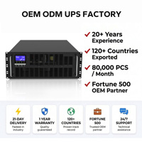 OEM/ODM HV 3-Phasen 15KVA Professionelle Online-USV mit Reiner Sinuswelle und Langer Laufzeit, Notstrombatterie für Telekommunikation/Medizin/Datencenter