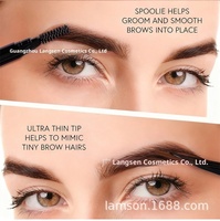 Crayon à sourcils ultra-fin vegan haute pigmentation, résistant à l'eau, longue tenue, faible MOQ, marque privée, vente en gros