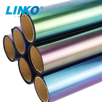 Film PET DTF haute flexibilité LINKO, DTF 60 cm pour la gravure au laser et l'application sur les vêtements, film de transfert en rouleau