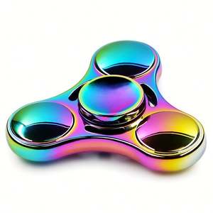 Spinner de Dedo Metálico Personalizado con Colores del Arcoíris, Juguete Antiestrés para Niñas - Product Image 6