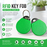 Llavero RFID Personalizado TK/EM 4100 125KHz, Anillo Inteligente para Control de Acceso, Etiqueta Inteligente