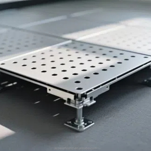 Thông gió 50% hợp kim nhôm chống tĩnh sàn truy cập cho trung tâm dữ liệu phòng sạch kho bệnh viện hội thảo - Product Image 3