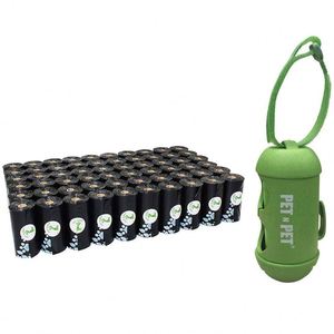 Custom Eco-Friendly Biodegradable Dog Poop <b>Bag</b> Dispenser Simple Design Plastic <b>Compostable</b> Pet Waste Disposal Supplies Unscented - Product Image 1