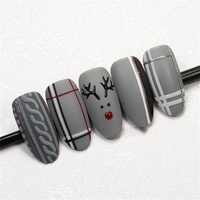 Ongles français à design multiple Fake Rs Art Gel Para Unas Artificiales Jar 1 Oz Nail Acrylic Rosa Neon