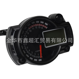 Panel de Instrumentos LCD Universal para Motocicleta Zuqing, 140x98mm, Velocímetro Digital Impermeable, Material ABS - Product Image 4