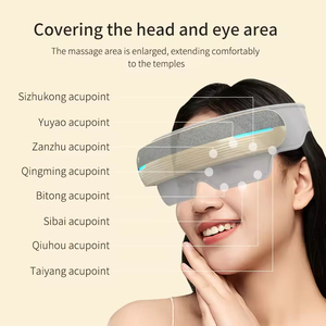 Head and <b>eye</b> massage 2-in-1 air pressure vibration heating 180 degrees foldable built-in music <b>massager</b> - Product Image 5